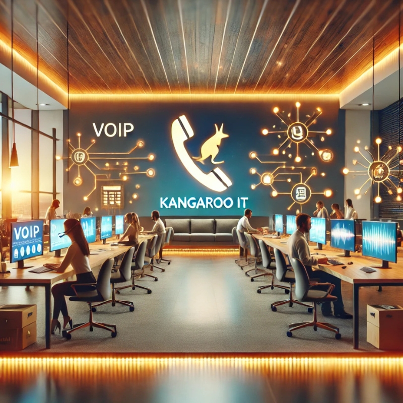 A visual representation of Kangaroo IT Office with a blockchain platform for decentralised applications, alongside managed IT services in Cronulla